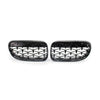BMW 3 Series Glossy Black Front Kidney Grille Diamond Grille (2010-2013)