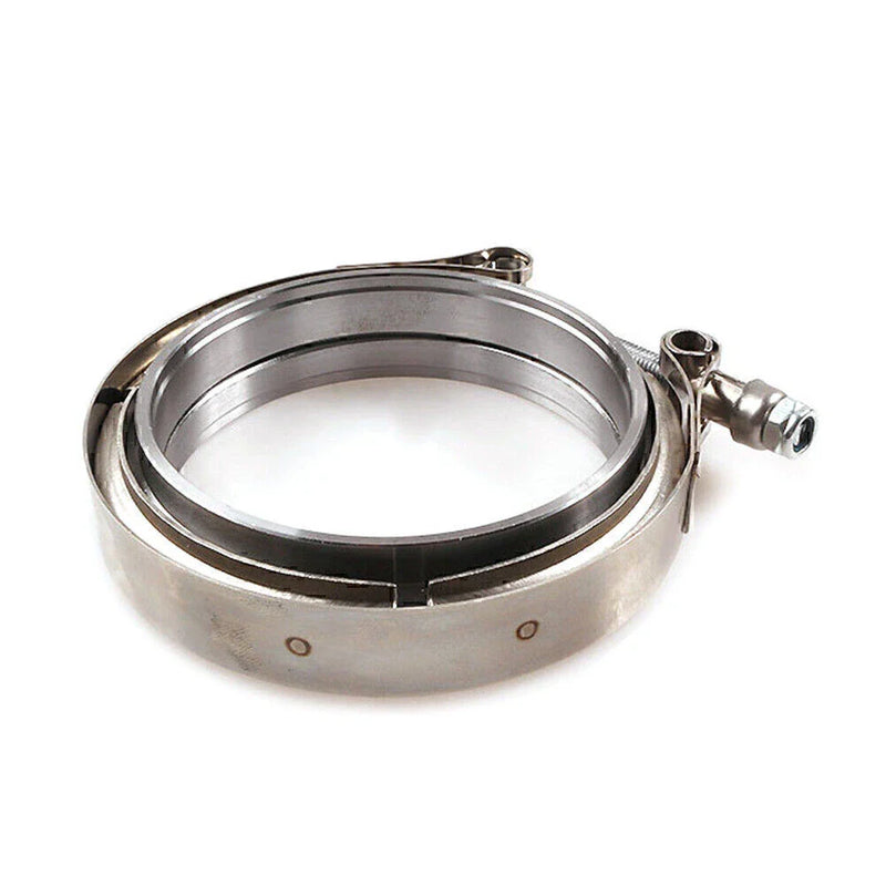 Turbo Exhaust Downpipes 4'' V-Band Flange & Clamp (Mild Steel)