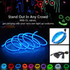 Car Home with USB Controller 2M Blue Flexible EL Wire Neon Glow Light Strip