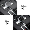 Audi A4 B9 Carbon Fiber Central Control Switch Button Cover (2017-2019)