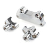 Harley Dyna Softail Sportster 7" Handlebar Risers Top Clamp