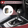 Acura ZDX Black Beige Faux Leather Gear Shift Knob Cover