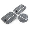 Scrambler 1100 Grey Front Brake Clutch Fluid Reservoir Cap & Rear Brake Cover