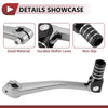 Bosuer 125 Titanium Tone Lever Folding Motorcycle Gear Shifter Lever