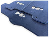 Hummer H3 with H3 Emblem Tailored Dark Blue Floor Mats (2005-2010)