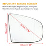 BMW X5 X6 Pair Car Mirror Glass Replacement