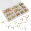 250pcs 5-14mm Fuel Line Hose Spring Clip Clamps