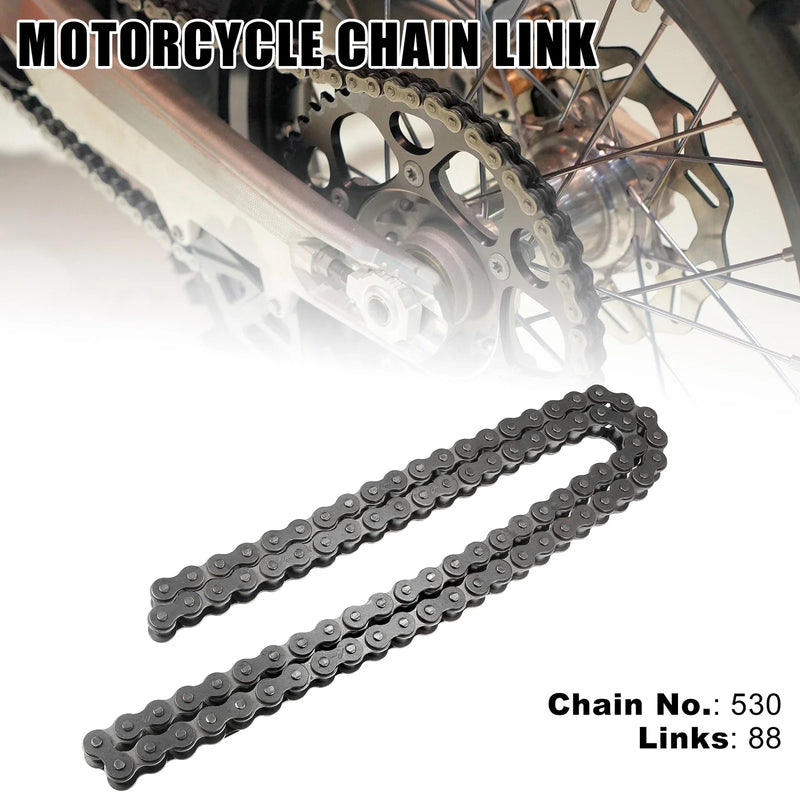 Motorcycle ATV Dirt Bike 530 Chain 88 Link Non O-Ring