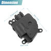 Chrysler Aspen AC Heater Blend Door Actuator (2008-2009)