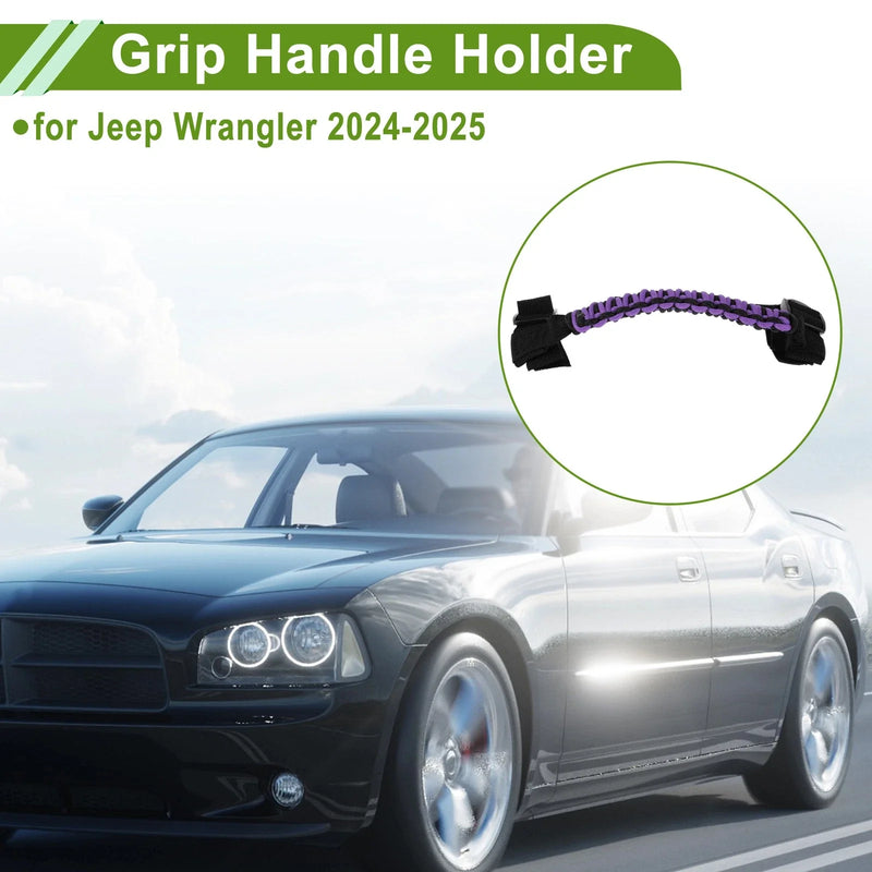 Jeep Wrangler 2024-2025 - Purple Roll Bar Grab Handles