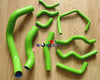Nissan Silvia S13 S14 S15 200SX 240SX GREEN Silicone Heater Hose Kit (1989-2002)
