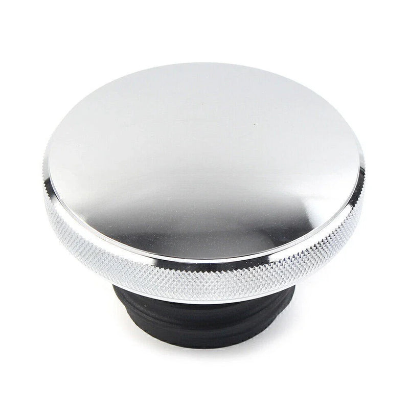Harley Dyna, Road King, Heritage, Softail Chrome Fuel Tank Gas Cap Cover (2000-2023)