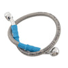 Universal Motorcycles 39cm Stainless Steel Braided Brake Oil Hose Pipe