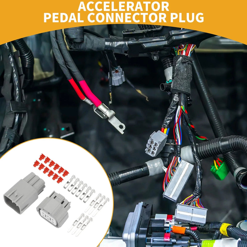 Toyota 1 Set 6 Pin Accelerator Pedal Connector Plug