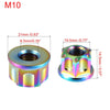 Motorcycle 6 x Flange Bolt Nut M10 x 1.25