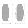 Subaru Forester SF 2.0L EJ202 EJ205 Front Disc Brake Pad Set (2000-2001)