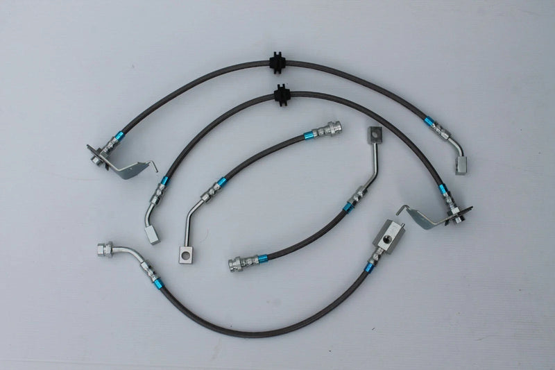 VY VZ Holden 2WD Crewman Braided Brake Hose Set (2002-2007)