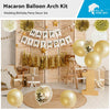 Birthday Wedding Party Decor Gold White Balloon Garland Arch Set
