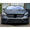 Mercedes Benz S-Class C217 W217 S63 S65 Black GT Grille Cover (2015-2017)