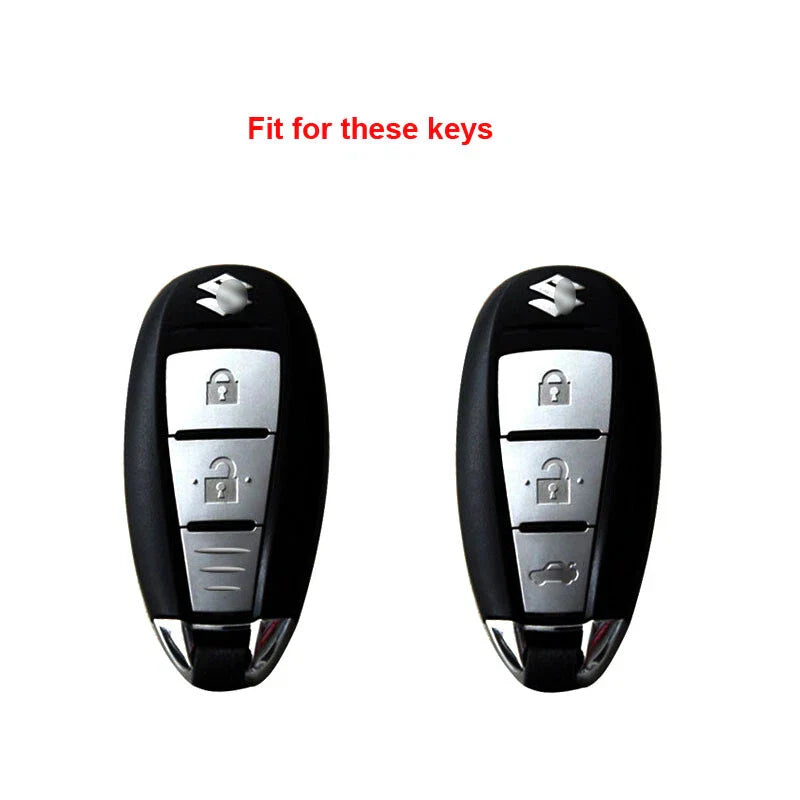 SUZUKI SX4 Swift Vitara S-CROS Blue Key Silicone Shell FOB Cover Fit