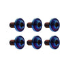 Bike Motorcycle 6 x M5x30mm Titanium Alloy Torx Head Bolts