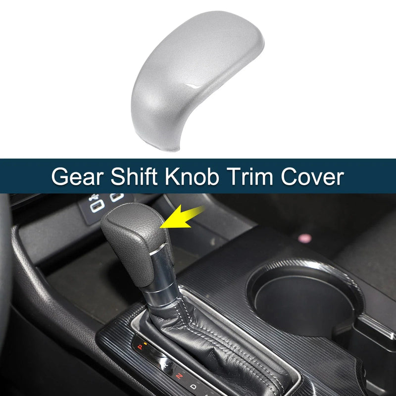 Honda Civic 11th Gen (2021-2023) Silver Tone ABS Gear Shift Knob Cover