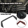 Nissan Sentra Carbon Black Dashboard Console Cover Trim (2020-2024)