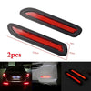 Car Taillight Brake Fog Light Red LED Rear Bumper Reflectors