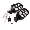 Motorcycle Foot Pegs Aluminium Brake Pedal Pads 2x
