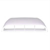 Universal Car Decor Trim White Air Flow Intake Hood Scoop Vent Cover