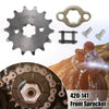 Dirt Bike Mini Bike Set 420 14T 17mm Motorcycle Front Engine Sprocket