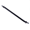 2 x Black 20cm Adjustable Front Bumper Lip Splitter Strut Rod
