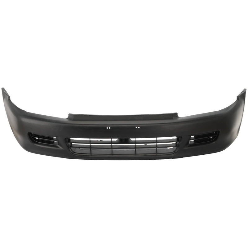 Bumper Cover For 92-95 Honda Civic Front w/ Spoiler Holes