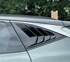 Hyundai Tucson Side Window Louver Shutter Cover Trim Black 2 x (2022–2022)