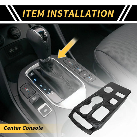 Ford Ranger Carbon Fiber Gear Shift Frame Panel Cover (2023-2024)