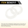 Jeep Wrangler JK (2007-2014) White A Pillar Speaker Ring Cover Trim
