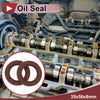 2 x Oil Seal Seal Ring Rotary Shaft Seal FKM Rubber 35x56x8mm Brown