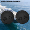 Boat Deck Plate Hatch / 2 x 8 Inch / Marine Inspection Hatch Cover Black