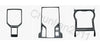 Subaru Forester Inner Water Cup Holder Gear Panel Set Cover Trim (2019-2023)