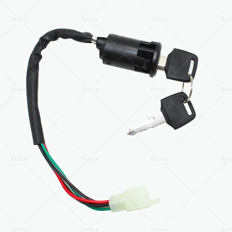 Quad Dirt Bike ATV 50cc-250cc 4 Wire Ignition Key Barrel Switch