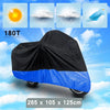 Harley Davidson Dyna Super Wide Glide Low Rider Black+Blue Motorcycle Cover