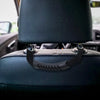 Jeep Wrangler 2 x Black Auto Rear Seat Grab Handle Grips (2007-2018)