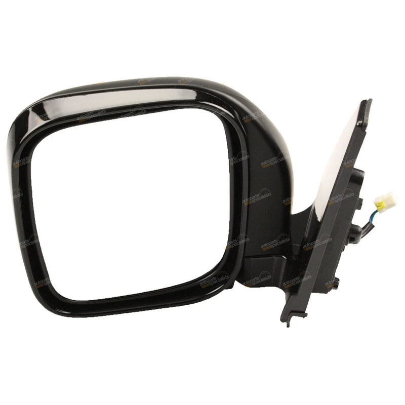 Mitsubishi Pajero NM / NP LH Black Electric Door Mirror w/ Motor (2000-2006)