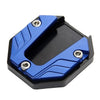 Motorcycle Bikes - Blue Kickstand Extender Pad
