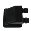 Solar Panel RV Caravan Black Double Wire Cable Entry Gland Box