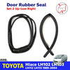 Door Rubber Seal Up-Low 2 PCS Right Fits Toyota Hiace LH102 LH112 1989-04 D09