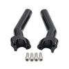 Harley Softail Sportster 6" CNC Pullback Handlebar Risers Black