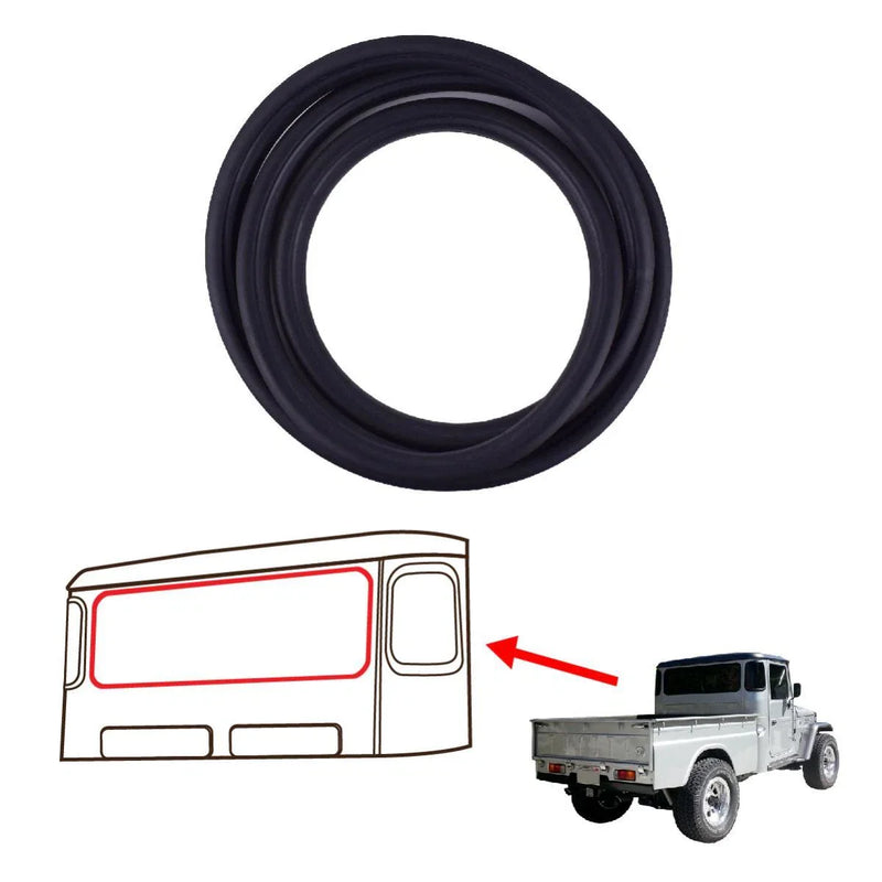 Rear Windscreen Rubber Glass Seals Fits 1969-1984 Toyota Land Cruiser FJ45 HJ45