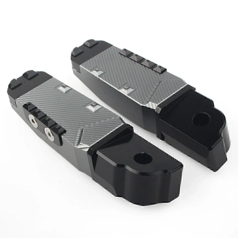 BMW S1000RR CNC Aluminum Grey Rear Passenger Foot Pegs (2009-2023)