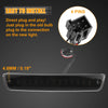 Dodge Ram 1500 ABS Black LED Third High Mount Brake Light